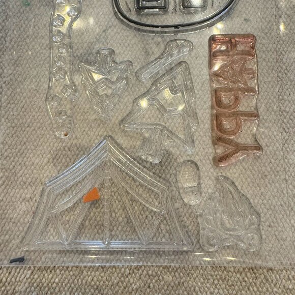 Roughing It Camping Clear Unmounted Stamp Set - Picture 3 of 3